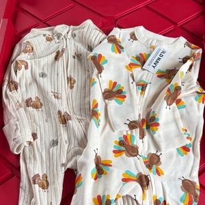 Old Navy Festive Turkey Print Baby - 2 Pieces
